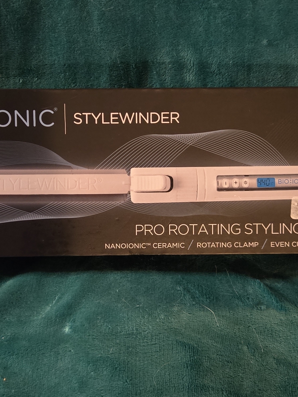 STYLEWINDER Pro Rotating Styling Iron - Pink